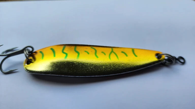 Green Striped 3oz Fishing Spoon