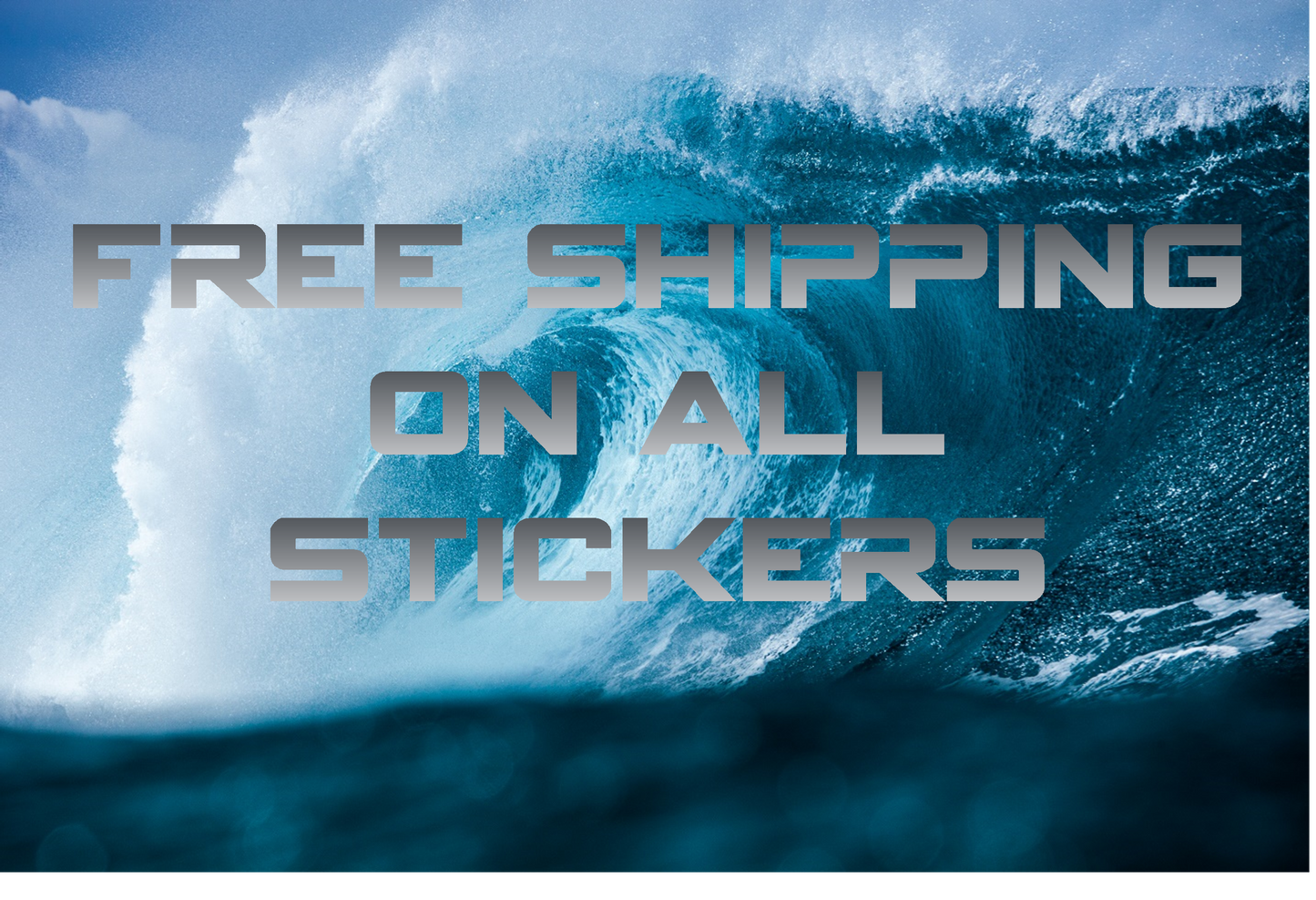 Beach Bomber Fishing Sticker