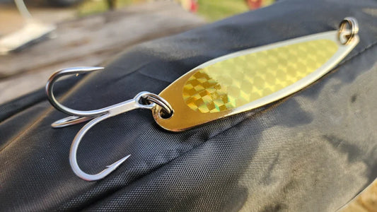 GOLD 3oz Modified Fishing Spoons