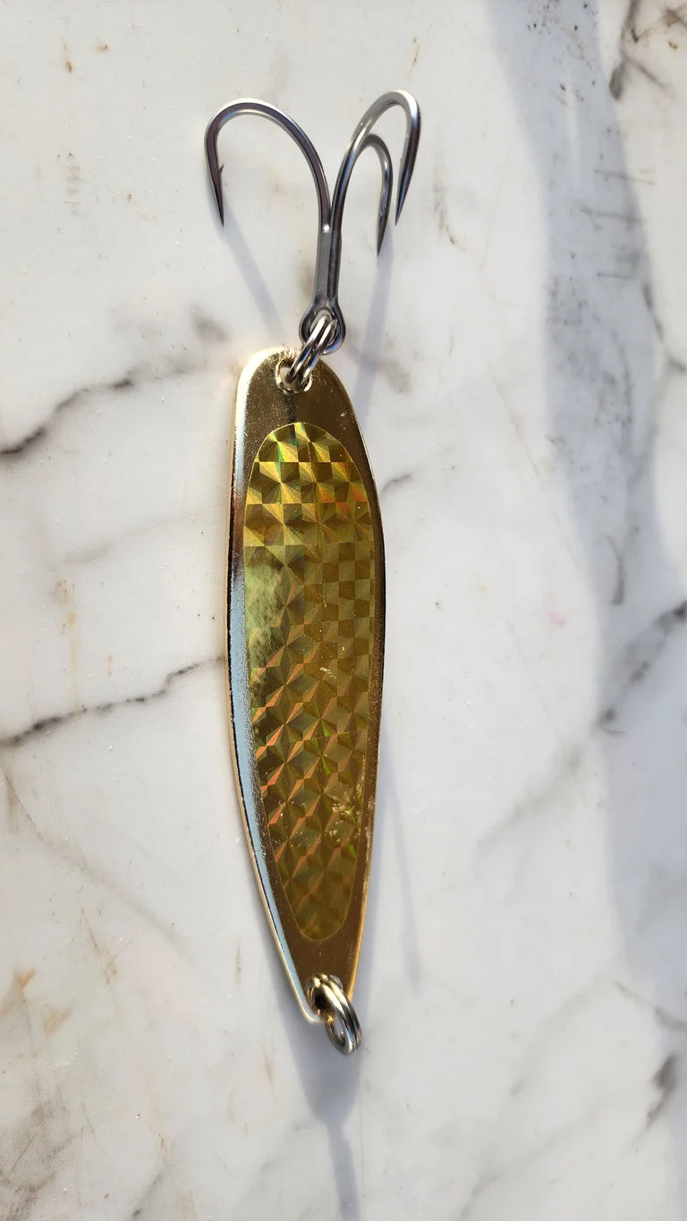 3oz Casting Crocodile Spoons Fishing Lures | 3 Gold + 3 Silver | Saltwater Ready | Go2fish_tackle2010