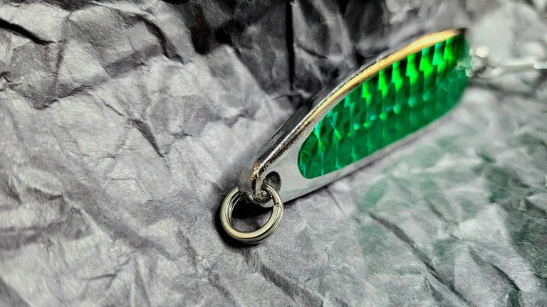 Green 3oz Modified Fishing Spoon