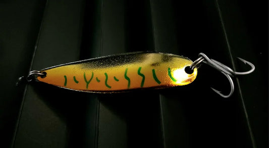 Green Striped 3oz Fishing Spoon