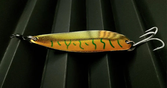 Green Striped 3oz Fishing Spoon